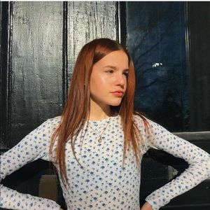 Brandy Melville Floral Leah Top